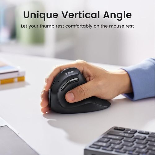 UGREEN Multi-Mode Vertical Mouse MU008 – Ergonomic Wireless