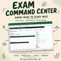 Exam Command Center — Exam Tracker, Study Planner & Revision Tracker for Students