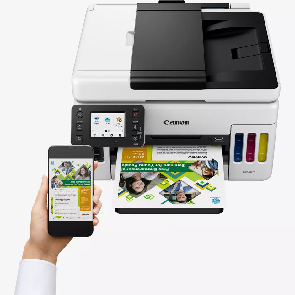 Canon MAXIFY GX6040 Business MegaTank 3-in-1 Printer – Print, Copy, Scan, ADF, Wi-Fi & Ethernet