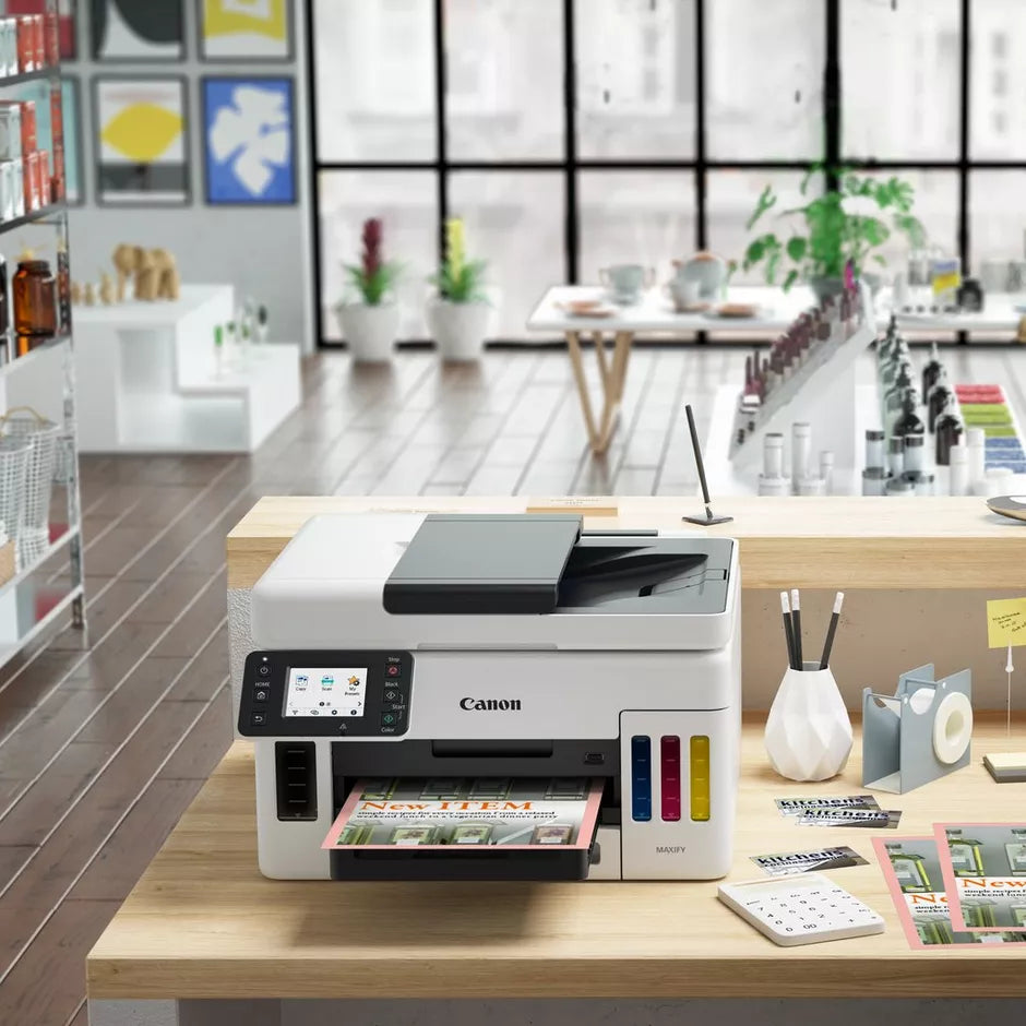 Canon MAXIFY GX6040 Business MegaTank 3-in-1 Printer – Print, Copy, Scan, ADF, Wi-Fi & Ethernet