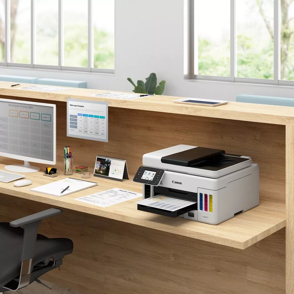 Canon MAXIFY GX6040 Business MegaTank 3-in-1 Printer – Print, Copy, Scan, ADF, Wi-Fi & Ethernet