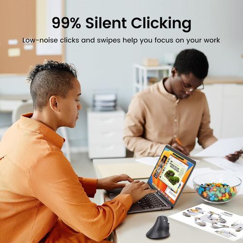 UGREEN Multi-Mode Vertical Mouse MU008 – Ergonomic Wireless