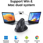 UGREEN Multi-Mode Vertical Mouse MU008 – Ergonomic Wireless