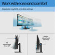HP P34hc G4 34" WQHD USB-C Curved Ultrawide Monitor – Speakers, Height Adjustable