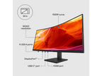 HP P34hc G4 34" WQHD USB-C Curved Ultrawide Monitor – Speakers, Height Adjustable