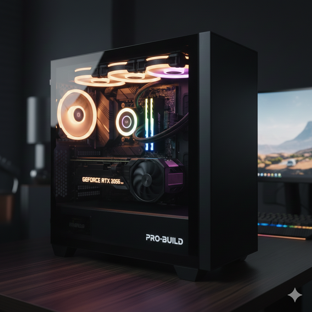 High-Performance Custom Desktop – Intel Core i5-13400F, 16GB RAM, 512GB SSD + 1TB HDD, RTX 2060 6GB