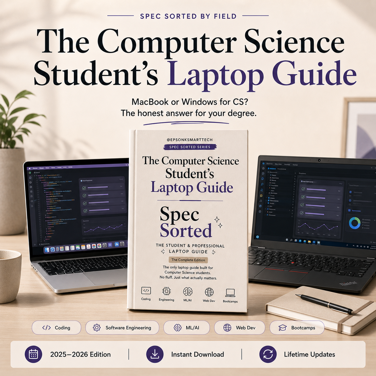 Spec Sorted — The Computer Science Student’s Laptop Guide (2025–2026 Edition)