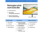 HP Series 5 Pro 527pq 27" QHD Monitor – 4-Way Adjustable, HDMI & DisplayPort, USB Hub