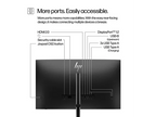 HP Series 5 Pro 527pq 27" QHD Monitor – 4-Way Adjustable, HDMI & DisplayPort, USB Hub