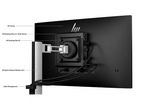 HP Series 5 Pro 527pq 27" QHD Monitor – 4-Way Adjustable, HDMI & DisplayPort, USB Hub
