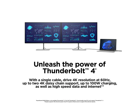 HP P34hc G4 34" WQHD USB-C Curved Ultrawide Monitor – Speakers, Height Adjustable