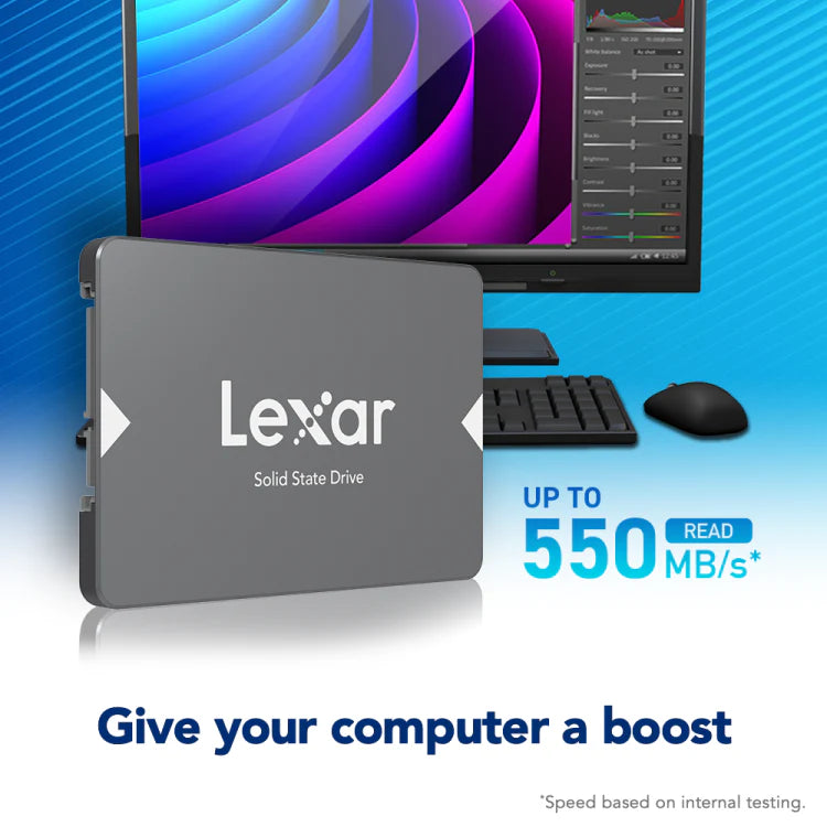 Lexar NS100 2.5” SATA III SSD – High-Performance Internal Solid State Drive