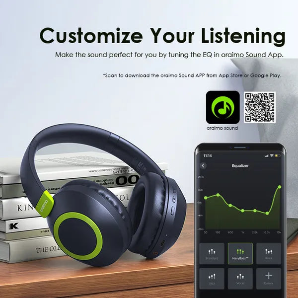 Oraimo BoomPop 2S ENC Over-Ear Wireless Headphones – OHP-610S