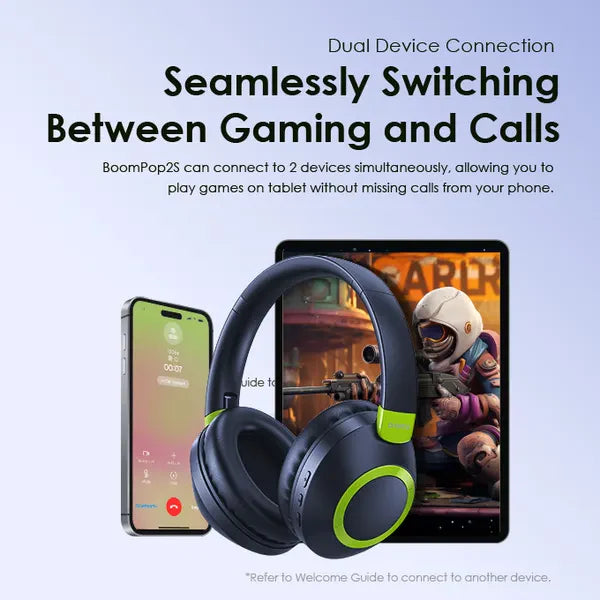 Oraimo BoomPop 2S ENC Over-Ear Wireless Headphones – OHP-610S