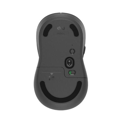 Logitech M650 L Bluetooth Mouse – Graphite | Silent, Precision, Full-Size Comfort - BROMY