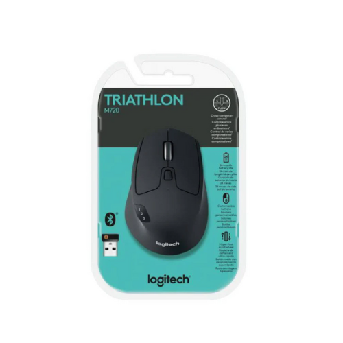 Logitech M720 Triathlon Bluetooth Mouse | Multi-Device, Ergonomic & Long Battery Life - BROMY