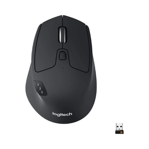 Logitech M720 Triathlon Bluetooth Mouse | Multi-Device, Ergonomic & Long Battery Life - BROMY