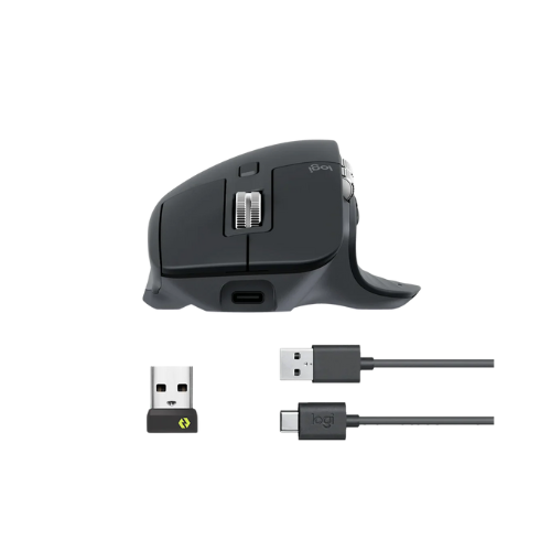 Logitech MX Master 3S Wireless Mouse – Graphite | Ultra-Precise, Silent & Multi-Device - BROMY