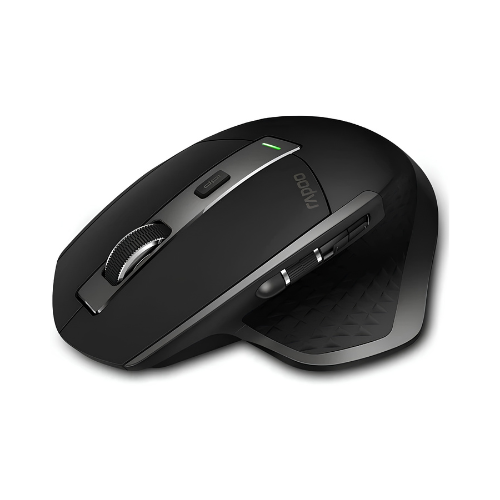 Rapoo MT750S Multi-Mode Wireless Laser Mouse – Works on Any Surface, Rechargeable | For Professionals