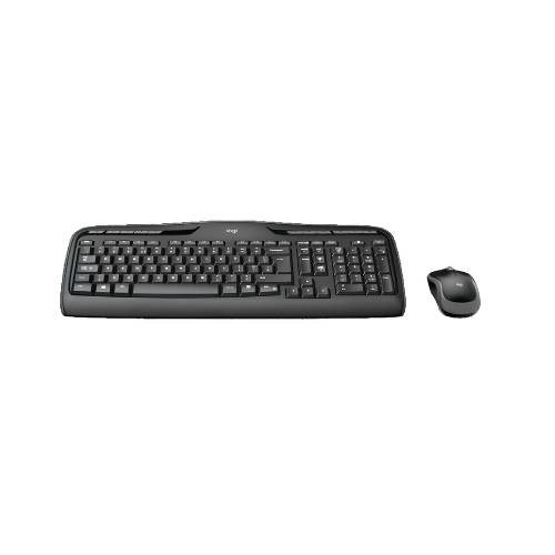 Logitech MK330 Wireless Keyboard and Mouse Combo – Full-Size, Numeric Keypad, 2-Year Battery | Office & Home