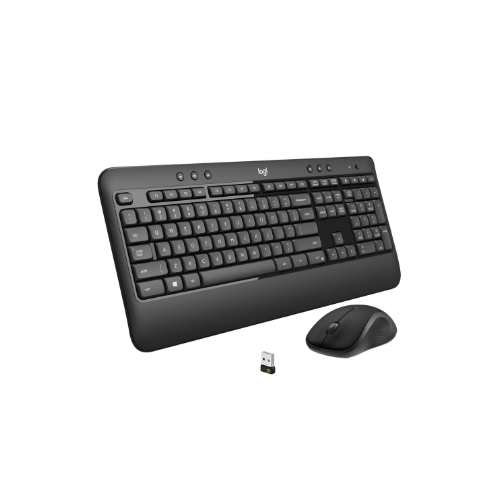 Logitech MK540 Advanced Wireless Keyboard and Mouse Combo – Quiet Keys, 3-Year Battery | For Open-Plan Offices