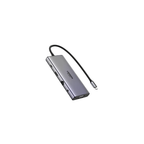 UGREEN 11-in-1 USB-C Hub – Dual Display HDMI+VGA + Ethernet + USB-A/C + SD/TF + Audio + PD | Professional Desk Setup