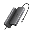 UGREEN 13-in-1 USB-C Hub – Dual HDMI + DisplayPort + Ethernet + USB-A/C + SD/TF + Audio + PD | Triple Display Docking Hub