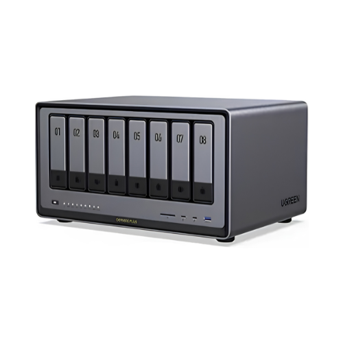 UGREEN NASync DXP8800 Plus 8-Bay NAS – Intel Core i5 8GB DDR5 128GB SSD | 10GbE + Thunderbolt 4 Enterprise Storage