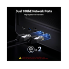 UGREEN NASync DXP8800 Plus 8-Bay NAS – Intel Core i5 8GB DDR5 128GB SSD | 10GbE + Thunderbolt 4 Enterprise Storage