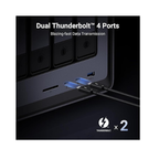 UGREEN NASync DXP8800 Plus 8-Bay NAS – Intel Core i5 8GB DDR5 128GB SSD | 10GbE + Thunderbolt 4 Enterprise Storage