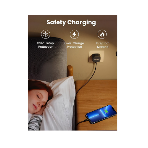 UGREEN 25W USB-C PD Charger + 2m Cable CD250 – Compact Fast Charger for Phones | UK Plug
