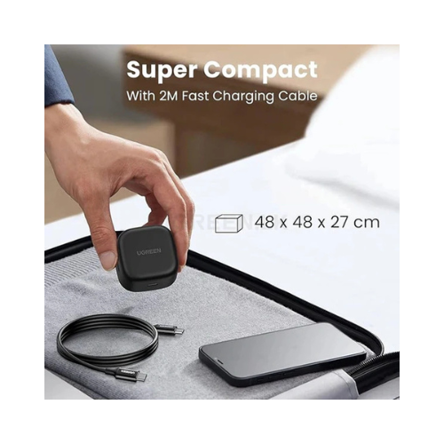 UGREEN 25W USB-C PD Charger + 2m Cable CD250 – Compact Fast Charger for Phones | UK Plug