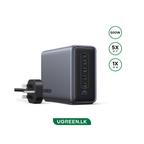 UGREEN GaN 500W Desktop Fast Charger X759 – 6-Port Power Station | For Studios, Offices & Multi-Laptop Setups