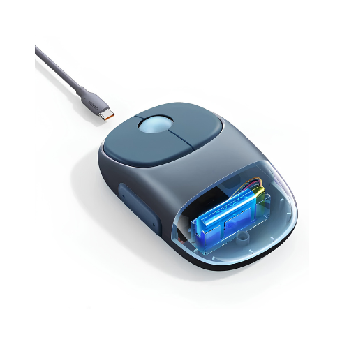 UGREEN FUN+ Wireless & Bluetooth Rechargeable Mouse MU102 – USB-C Charging | Dual-Mode for Laptops & Tablets