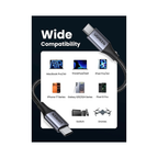 UGREEN 240W USB-C to USB-C Fast Charging Cable 2m L532 – 4K@60Hz + Full Laptop Charging