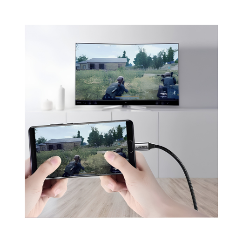 UGREEN USB-C to HDMI Cable 1.5m MM142 – 4K@60Hz | Connect Laptop to Monitor or Projector Without Adapters