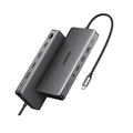 UGREEN 13-in-1 USB-C Hub – Dual 4K HDMI + DisplayPort + Ethernet + USB-A/C + SD/TF + Audio + PD | Triple Display Professional Hub