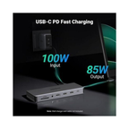 UGREEN 13-in-1 USB-C Hub – Dual 4K HDMI + DisplayPort + Ethernet + USB-A/C + SD/TF + Audio + PD | Triple Display Professional Hub