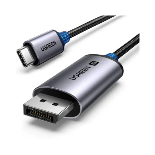 UGREEN USB-C to DisplayPort 8K Cable CM556 – 8K@30Hz or 4K@120Hz | For High-Resolution Professional Monitors