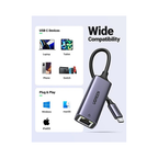 UGREEN USB-C to Gigabit Ethernet Adapter CM199 – Instant Wired Internet for Any USB-C Laptop