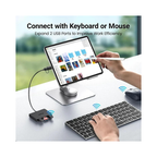 UGREEN 4-in-1 Card Reader CM812 – USB-C + USB-A | Read SD & MicroSD Cards on Any Laptop