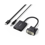 UGREEN VGA to HDMI Adapter CM513 – 1080p with Audio | Connect Old Projectors & Monitors to Modern Laptops