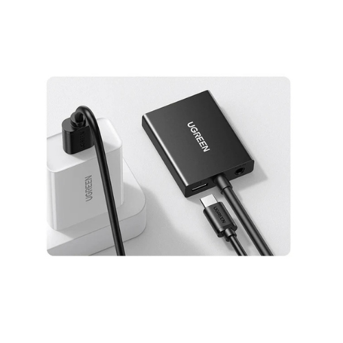 UGREEN VGA to HDMI Adapter CM513 – 1080p with Audio | Connect Old Projectors & Monitors to Modern Laptops