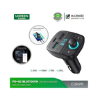 UGREEN Bluetooth Car Charger CD229 – BT 5.0 + QC3.0 + PD + USB Drive + TF Card | Music & Fast Charging in One