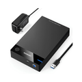 UGREEN 3.5" Hard Drive Enclosure US222 – USB 3.0 | Access Old HDDs as External Drives for Data Recovery