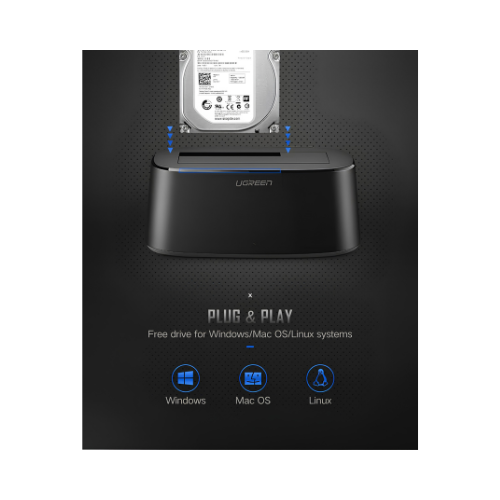 UGREEN Dual-Bay HDD Cloner CM198 – Offline Drive Duplicator | For IT Technicians & Data Migration