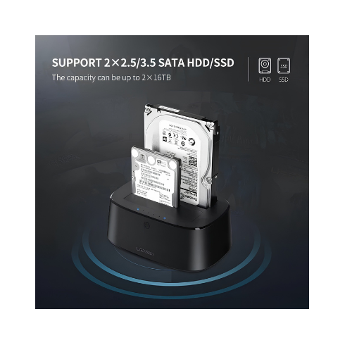 UGREEN Dual-Bay HDD Cloner CM198 – Offline Drive Duplicator | For IT Technicians & Data Migration