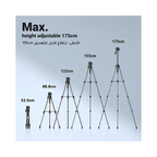 UGREEN Professional Tripod LP661 – For Phone & Camera | Full-Height Stable Tripod for Content Creators & Vloggers