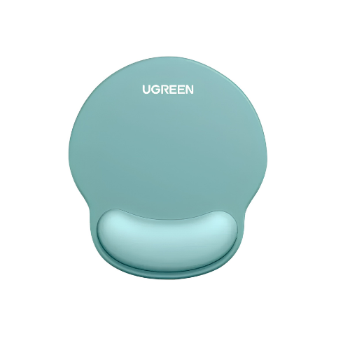 UGREEN Ergonomic Mouse Pad with Wrist Rest LP668 – Memory Foam | Celadon Green for a Fresh Desk Setup