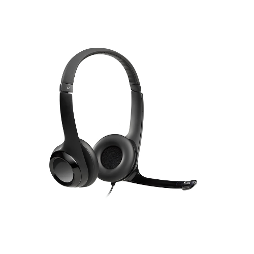 Logitech H390 USB-C Headset – Noise-Cancelling Mic | For Modern Laptops & MacBooks